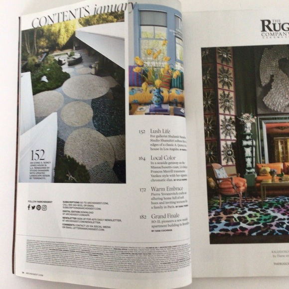 ARCHITECTURAL DIGEST MAGAZINE JANUARY 2023 ISSUE NWT - Picture 5 of 8